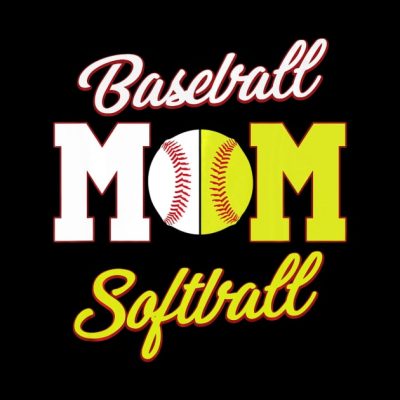 Softball Baseball Mom Throw Pillow Official Softball Merch