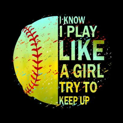 Softball Shirt For Girls And Women Throw Pillow Official Softball Merch