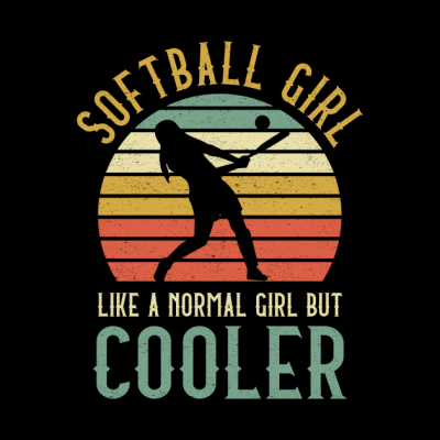 Softball Girl Like A Normal Girl But Cooler Tapestry Official Softball Merch