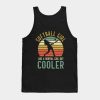 Softball Girl Like A Normal Girl But Cooler Tank Top Official Softball Merch