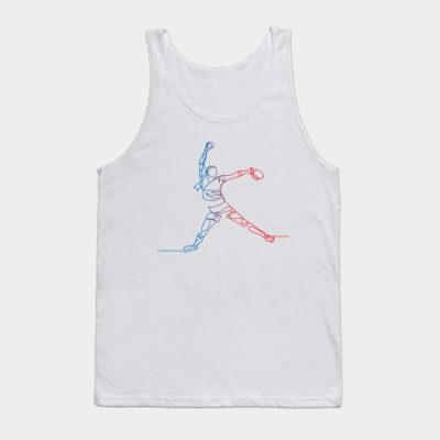 Line Art Softball Pitcher Tank Top Official Softball Merch