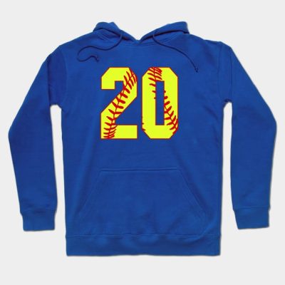 Fastpitch Softball Number 20 20 Softball Shirt Jer Hoodie Official Softball Merch