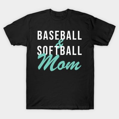 Baseball And Softball Mom Baseball Mom T-Shirt Official Softball Merch