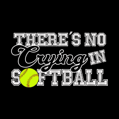 Theres No Crying In Softball Funny T Shirt Gift Id Throw Pillow Official Softball Merch