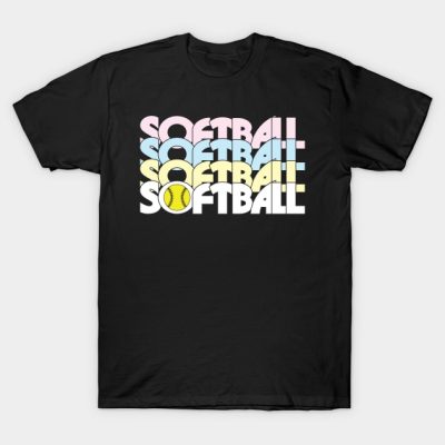 Softball X4 T-Shirt Official Softball Merch