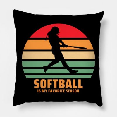 Softball Throw Pillow Official Softball Merch