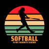 Softball Throw Pillow Official Softball Merch