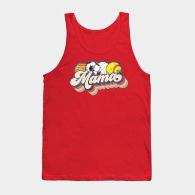 Retro Soccer Volleyball Basketball Softball Mama Tank Top Official Softball Merch