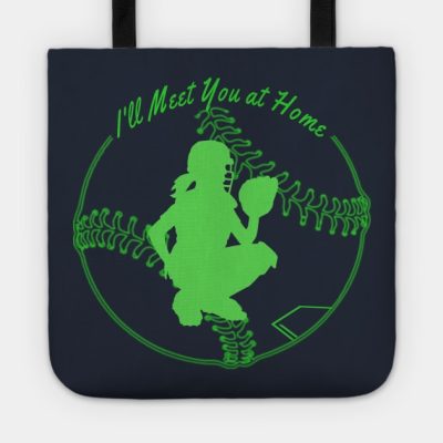 Softball Catcher Meet You At Home Tote Official Softball Merch