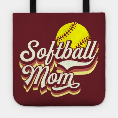 Softball Mom Retro Sports Gift Tote Official Softball Merch