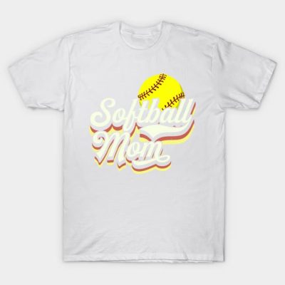 Softball Mom Retro Sports Gift T-Shirt Official Softball Merch