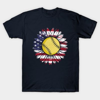 Softball Sunflower T-Shirt Official Softball Merch