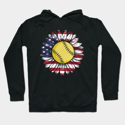 Softball Sunflower Hoodie Official Softball Merch