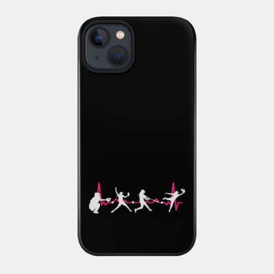 Girls Womens Softball Baseball Heartbeat Phone Case Official Softball Merch