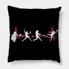 Girls Womens Softball Baseball Heartbeat Throw Pillow Official Softball Merch