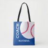 baseball softball coach personalized sports tote bag rc09ae2cf50f8407499bfd89d5c03bf38 6kcf1 1000 - Softball Gifts