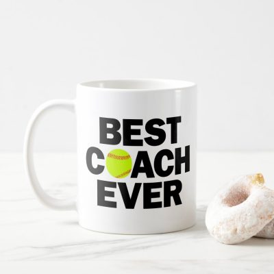 fastpitch softball best coach ever coffee mug r12450eb628bd47019bee5904c077741a kz9a2 1000 - Softball Gifts