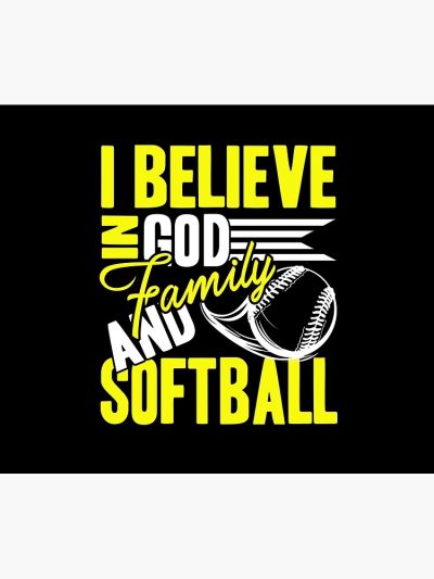 Softball - Believe In God And Softball Tapestry Official Softball Merch