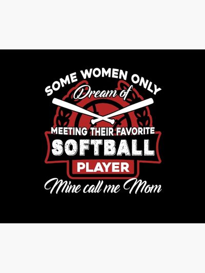 I Am A Softball Player Mom Tapestry Official Softball Merch