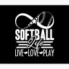 Softball - Softball Life Live Love Play Tapestry Official Softball Merch