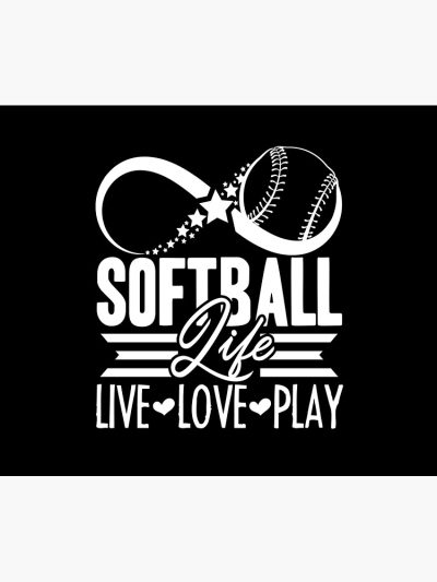 Softball - Softball Life Live Love Play Tapestry Official Softball Merch