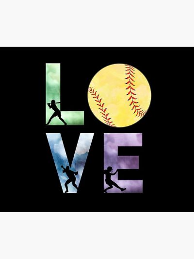 Softball Love, Women'S Softball, Girls Softball Tapestry Official Softball Merch