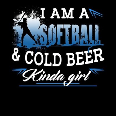 I Am A Softball And Cold Beer Kinda Girl Tote Bag Official Softball Merch