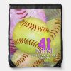 girls softball pink yellow abstract girly drawstring bag rfd8e1ab0055643e1bf5ae1f04909d15d zffcx 1000 - Softball Gifts