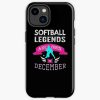 Girls Softball Legends Are Born In December Iphone Case Official Softball Merch