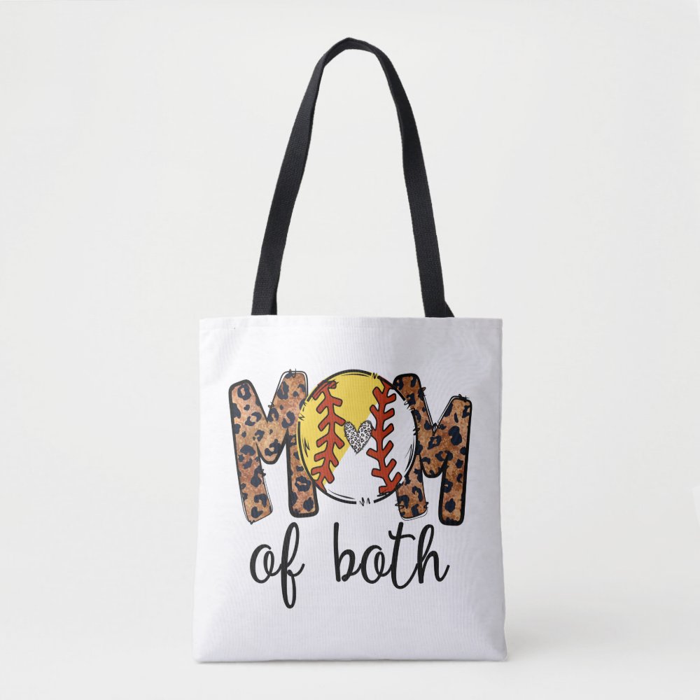 mom of both baseball softball baseball softball tote bag r7f6c6e311a0148bf96e8c4b3daa8a7a4 6kcf1 1000 - Softball Gifts