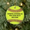 personalized round softball sports ornament rff87f7fe7dd8497cad5e5002bcadc781 05wi1 8byvr 1000 - Softball Gifts