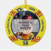 photo and personalized softball team gift ideas ceramic ornament r9bb7e127d33c4eaabc79c682f549a767 x7s2y 8byvr 1000 - Softball Gifts