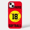 pick your own color custom softball phone case raff050ff9d3b4c8da042eff3da6b7ded s0dnz 1000 - Softball Gifts