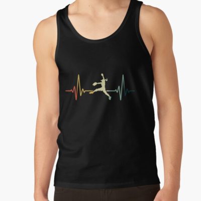 Softball Heartbeat Vintage Tank Top Official Softball Merch