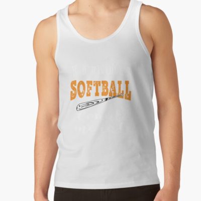 Funny If It Involves Softball I'M In Gift For Men & Women Tank Top Official Softball Merch