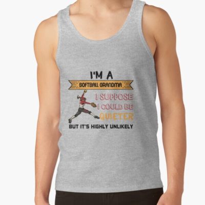 I'M A Softball Grandma Gft For Softball Lovers Tank Top Official Softball Merch