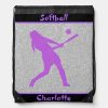 softball girls purple silver sparkle drawstring bag rcc3a43dc043448e7b95361f1059359c0 zffcx 1000 - Softball Gifts