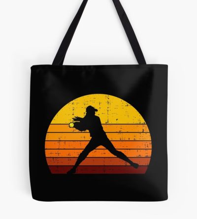 Softball Pitcher Girl Tote Bag Official Softball Merch