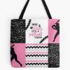 Softball Shape Pattern Gift For Softball Lovers Tote Bag Official Softball Merch