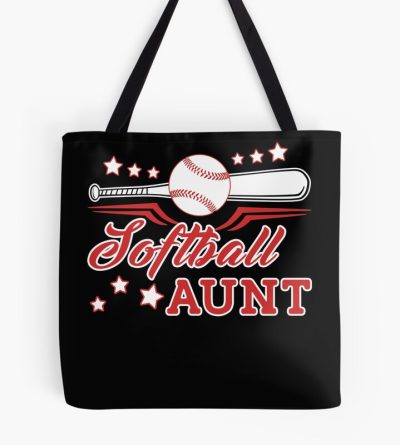 I'M A Softball Aunt Tote Bag Official Softball Merch