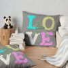 Top Fun Love Softball Gift Design Throw Pillow Official Softball Merch