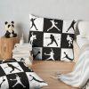 Dynamic Moves Embracing The Art Of Softball Motion Throw Pillow Official Softball Merch