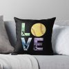 Softball Love, Women'S Softball, Girls Softball Throw Pillow Official Softball Merch