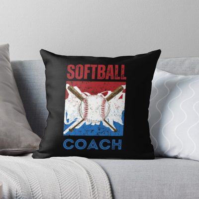 Softball Throw Pillow Official Softball Merch