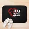 Softball - Play Softball With Heart Bath Mat Official Softball Merch