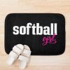 Softball Girl Bath Mat Official Softball Merch