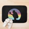 Women'S Softball Catcher Silhouette Girls Softball Lover Bath Mat Official Softball Merch