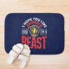 Softball Quote I Hope You Like Animals Cause I'M A Beast Bath Mat Official Softball Merch