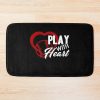 Softball - Play Softball With Heart Bath Mat Official Softball Merch