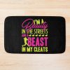 Softball - I'M A Softball Beast In My Cleats Bath Mat Official Softball Merch